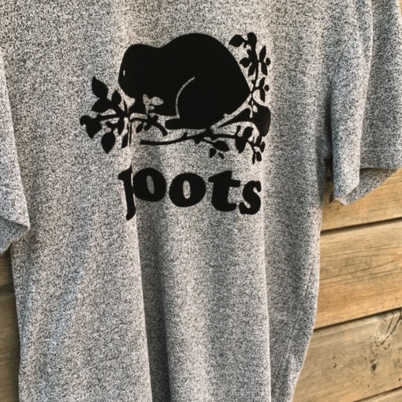 Roots Salt&Pepper men’s XS tee - Picture 2 of 3